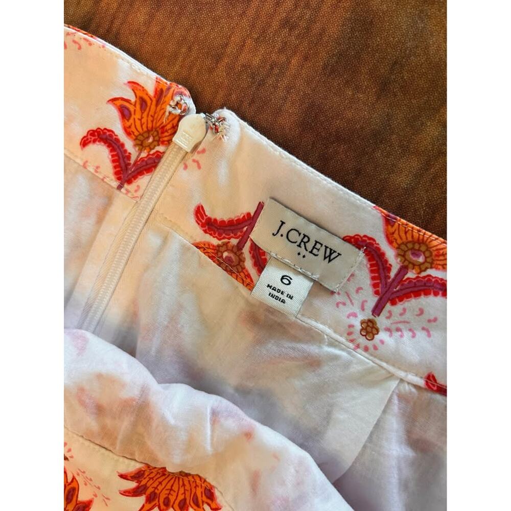 Sz 6 - J Crew Faux Wrap Midi Skirt - Picture 3 of 7